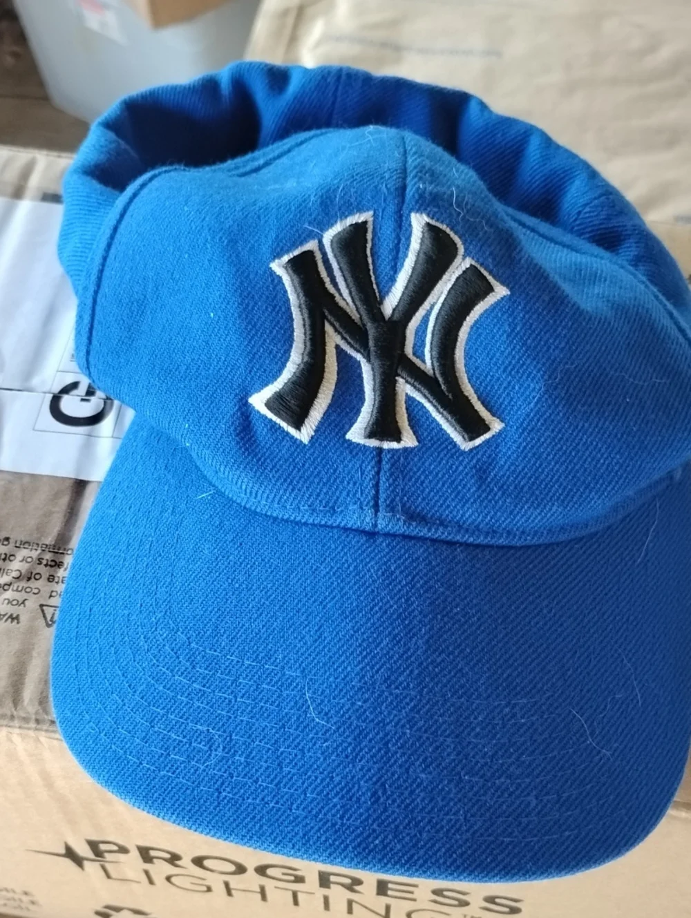 Kids Blue Baseball Cap